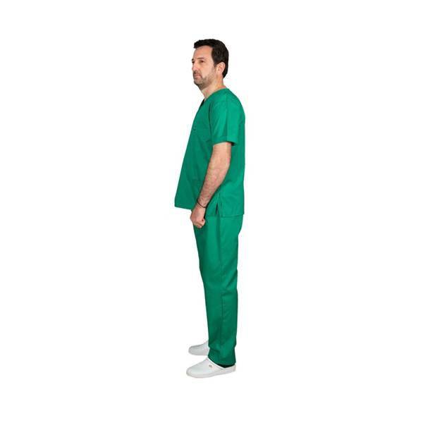 Σετ Ιατρικό Κοστούμι Unisex Classic ποπλίνα 160gr 65-35% ALEZI Πράσινο Ανοιχτό