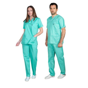 Σετ Ιατρικό Κοστούμι Unisex Classic ποπλίνα 160gr. 65-35% ALEZI Βεραμάν