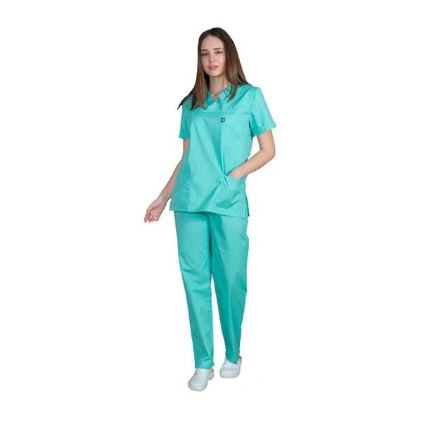 Σετ Ιατρικό Κοστούμι Unisex Classic ποπλίνα 160gr. 65-35% ALEZI Βεραμάν