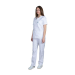 Σετ Ιατρικό Κοστούμι Unisex Classic ποπλίνα 200gr 65-35% ALEZI Λευκό