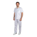 Σετ Ιατρικό Κοστούμι Unisex Classic ποπλίνα 200gr 65-35% ALEZI Λευκό