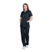 Σετ Ιατρικό Κοστούμι Unisex Classic ποπλίνα 160gr. 65-35% ALEZI Μαύρο