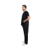 Σετ Ιατρικό Κοστούμι Unisex Classic ποπλίνα 160gr. 65-35% ALEZI Μαύρο