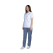 Σετ Ιατρικό Κοστούμι Unisex Classic ποπλίνα 160gr 65-35% ALEZI Λευκό-Γκρι