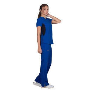 Σετ Ιατρικό Κοστούμι Γυναικείο Stretch Μπλε 395gr. 94-6% ALEZI