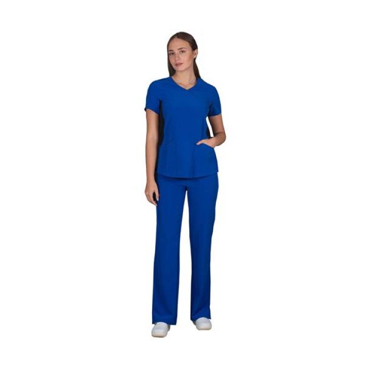Σετ Ιατρικό Κοστούμι Γυναικείο Stretch Μπλε 395gr. 94-6% ALEZI