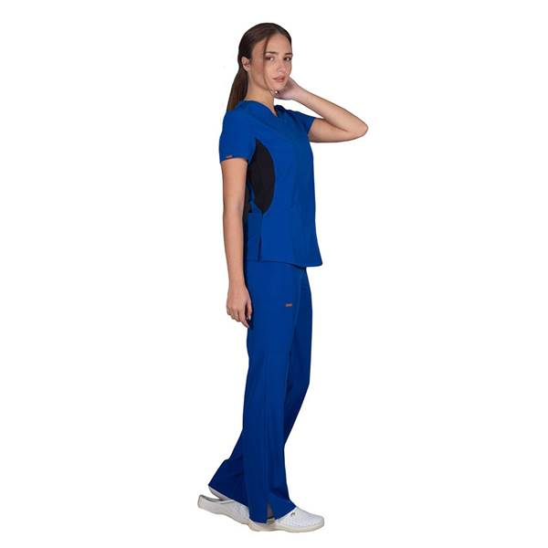 Σετ Ιατρικό Κοστούμι Γυναικείο Stretch Μπλε 395gr. 94-6% ALEZI