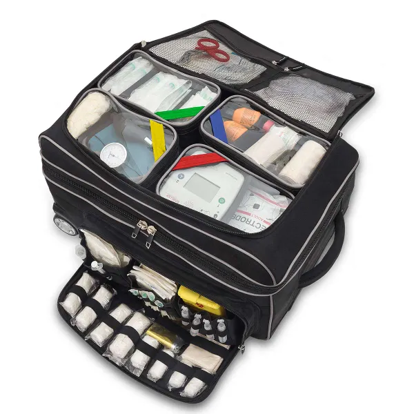 Τσαντα Α' Βοηθειων Αθληματων Sports Trolley Bags Μαυρη EB06.008 Τσαντα Α' Βοηθειων Αθληματων Sports Trolley Bags Μαυρη EB06.008