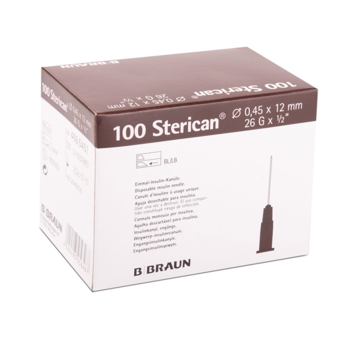 Βελονες Υποδερμικες Sterican 26G x 0.45 x 25mm 4657683 (Καφε) B.Braun 100Τεμ.