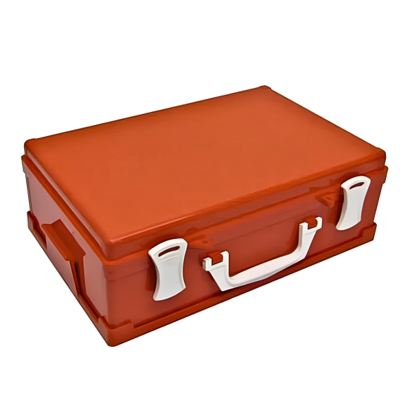 Πλαστικο Κουτι Α' Βοηθειων Pharma Box Πορτοκαλι 40 x 28 x 13cm