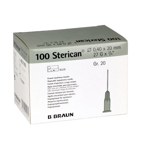 Βελονες Υποδερμικες Sterican G 27 x ½
