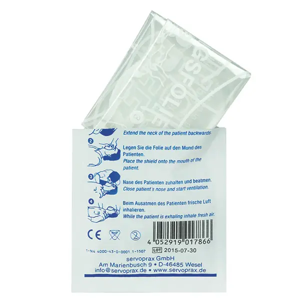 Μασκα ανανηψης CPR Quick-Breezer ECO Face shield 4000