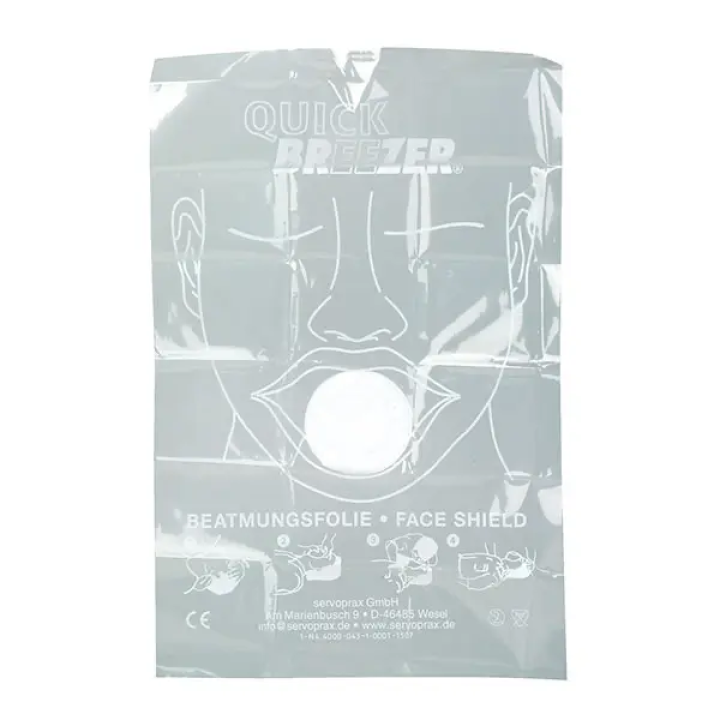 Μασκα ανανηψης CPR Quick-Breezer ECO Face shield 4000