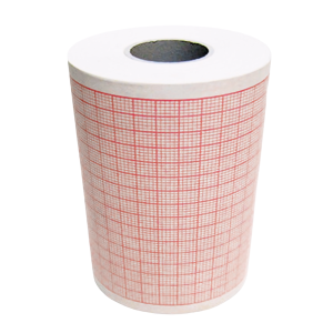 Χαρτι καρδιογραφου Cardioline Eta System Old Version Κοκκινο σε ρολο 120mm x 30m