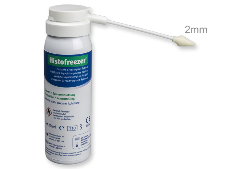 Κρυοπηξια μιας χρησης Histofreezer 2 x 80 ml + 24 ακροφυσια 2 mm και 36 ακροφυσια 5mm Gima 30589