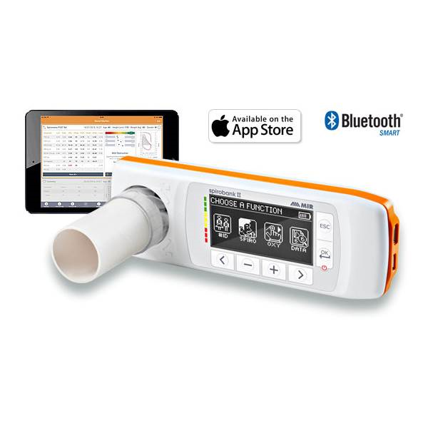 Σπιρομετρο Spirobank II Smart + 60 τουρμπινες μιας Χρησεως Mir