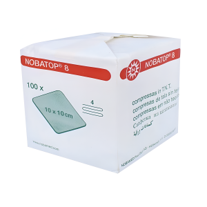Γαζα μη αποστειρωμενη Non-Woven Nobatop 4ply 100Τεμ.