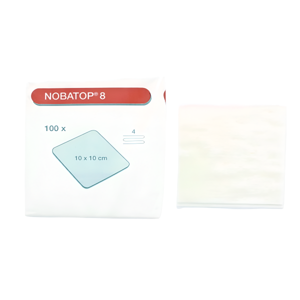 Γαζα μη αποστειρωμενη Non-Woven Nobatop 4ply 100Τεμ.