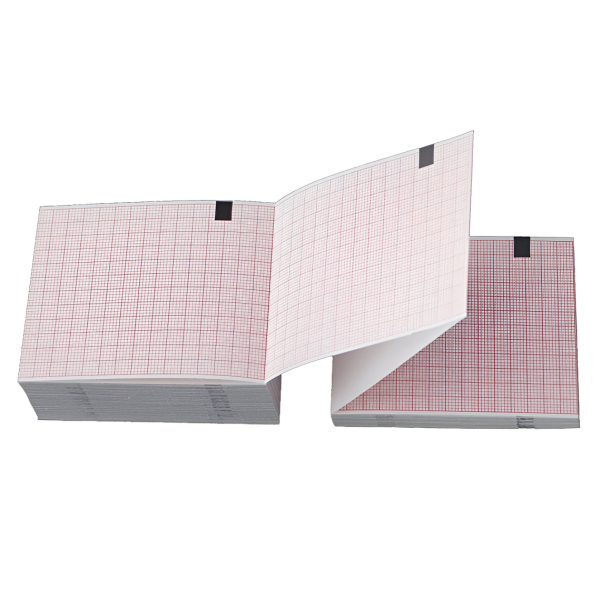 Χαρτι καρδιογραφου Esaote Biomedica P80 /Power Six /CS200 σε πακετο 210mm x 280mm x 240 φυλλα Κοκκινο