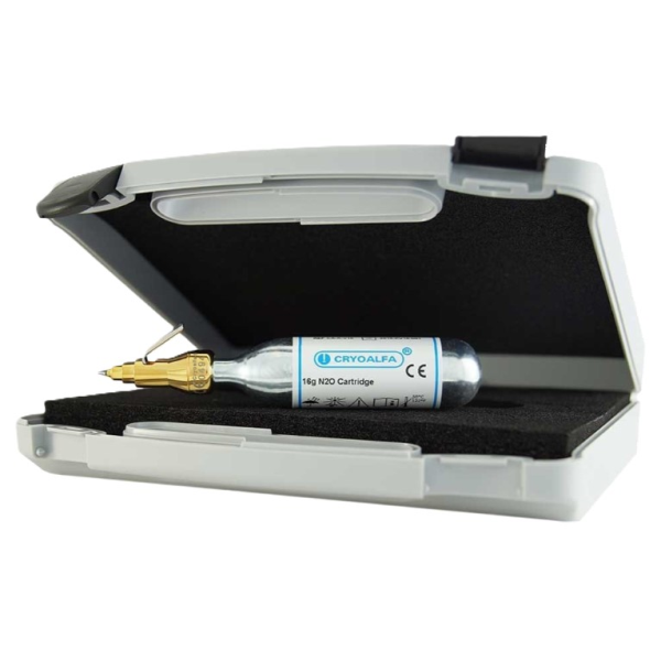 Κρυοπηξια Φορητη Στυλο CryoAlfa Super με Βαλιτσα και Glass Tip 1mm