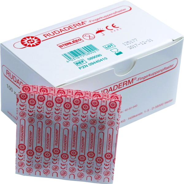 Επιθεματα Τραυματων δαχτυλου Rudaderm Finger Plaster 100τεμ 089090