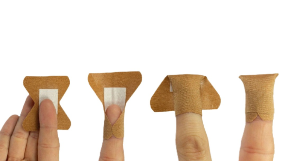 Επιθεματα Τραυματων δαχτυλου Rudaderm Finger Plaster 100τεμ 089090