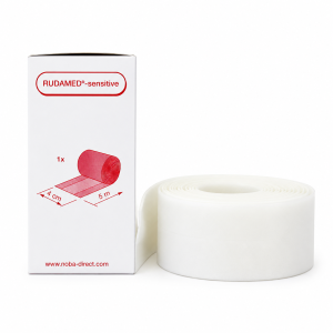 Επιθεματα Τραυματων Αντιαλλεργικα Non Woven Rudamed Sensitive 4cm x 5m Dispenser 082504 1 τεμ.