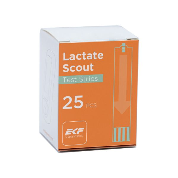 Lactate Scout sport Tαινιες μετρησης Γαλακτικου οξεος Συσκευασία 25 Ταινιες