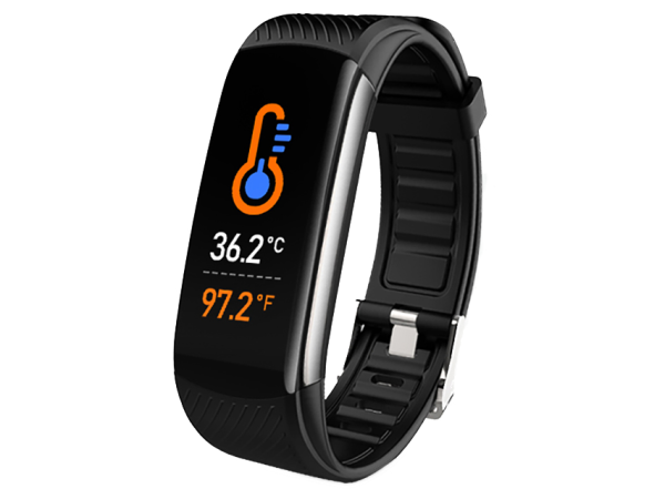 Fitband Plus Activity Tracker με Παλμογραφο μαυρο Gima 27237