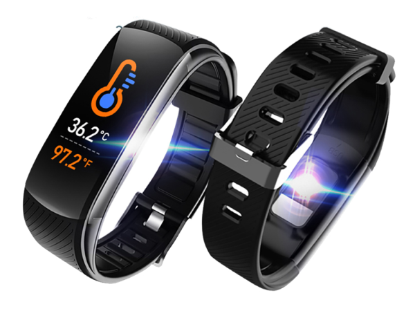 Fitband Plus Activity Tracker με Παλμογραφο μαυρο Gima 27237