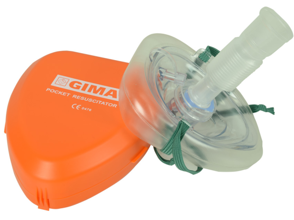 Μασκα ανανηψης Pocket Size Gima CPR MASK - pocket resuscitator 34218