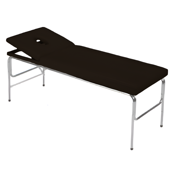 Εξεταστικη Κλινη χρωμιου με οπη 185 x 65 x 70cm T3S1