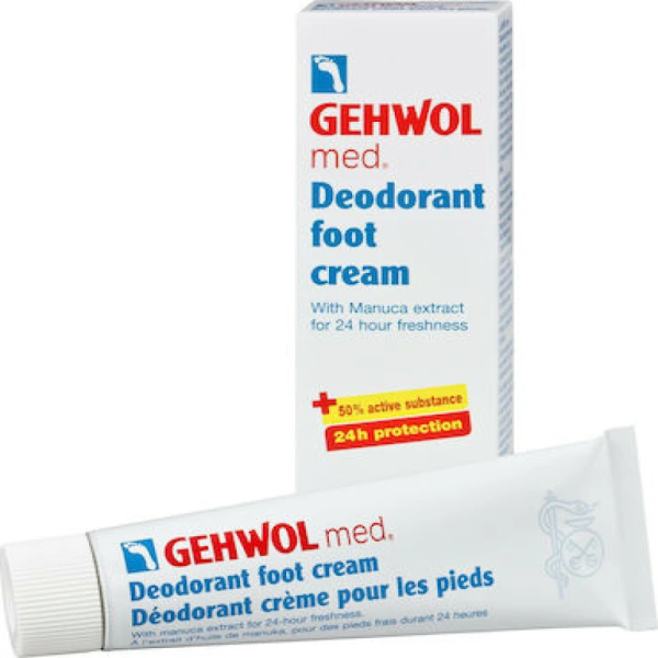 Αποσμητικη κρεμα ποδιων med Deodorant Foot Cream 75ml Gehwol