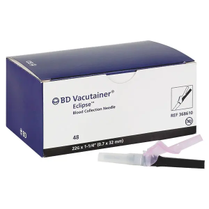 Βελονες αιμοληψιας Vacutainer eclipse needle 21G x 1 1/4 48Τεμ. B.D 368609