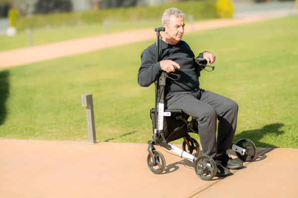 Περιπατητηρας τροχηλατος Rollator Αλουμινιου WALKY 0805492