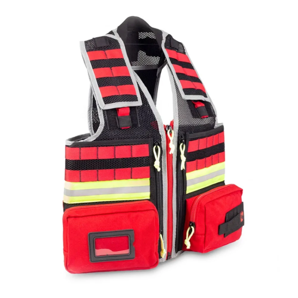 Γιλέκο Διασώστη Υφασμάτινο Tactical EMT vest Κοκκινο Elite Bags EB02.050