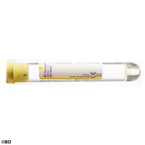 Σωληναρια Vacutainer PRP με αντιπηκτικο ACD Acid Citrate Dextrose 8,5ml (Κιτρινο πωμα) BD 366645 100τμχ