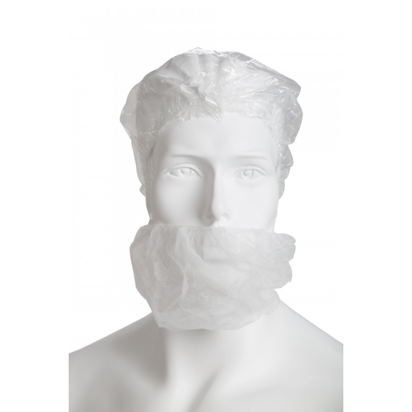 Καλυμμα για γενια - μουσι Non Woven λευκο 100Τεμ.