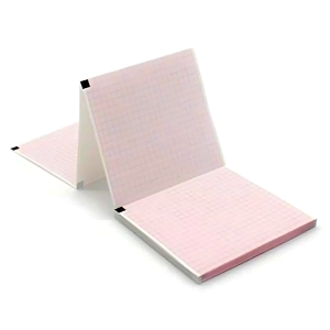 Χαρτι καρδιογραφου Zoncare iMAC 12 σε πακετο 112mm x 100mm x 100 φυλλα Κοκκινο