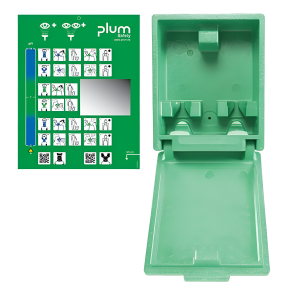 Σταθμος Πλυσης Οφθαλμων κλειστος Eye Wash Box για 2 συσκευες Πλυσης Οφθαλμων Κενος Plum 4651