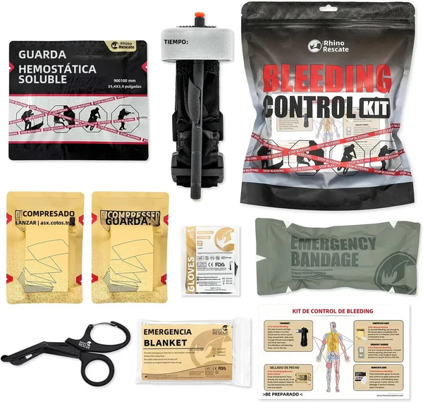 Σετ Ελεγχου Αιμορραγιας Rhino Rescue Bleeding Control Kit Σετ Ελεγχου Αιμορραγιας Rhino Rescue Bleeding Control Kit