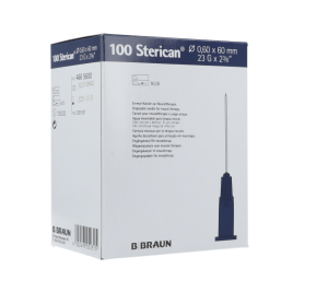Βελονες Υποδερμικες Sterican G 23 x 2 3/8 0.60 x 60mm 4665600B (Γαλαζιο) B.Braun 100Τεμ. Βελονες Υποδερμικες Sterican G 23 x 2 3/8 0.60 x 60mm 4665600B (Γαλαζιο) B.Braun 100Τεμ.