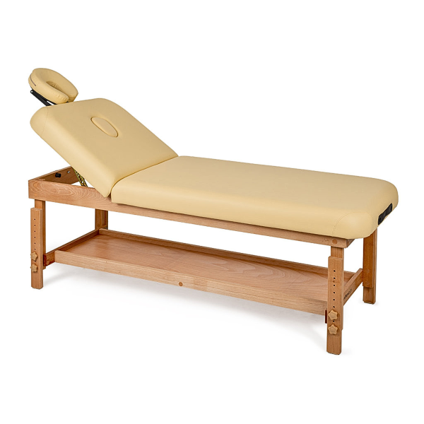 Κρεβατι Μασαζ Ξυλινο ALEXA Comfy Base K533 ρυθμιζομενο Υψος 185 x 70cm Μπεζ Habys