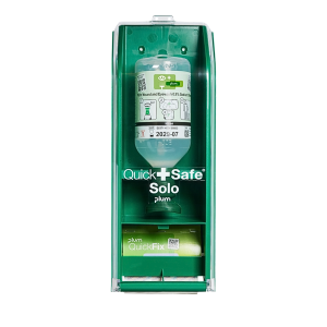 Σταθμος Α' Βοηθειων Πλυσης Οφθαλμων QuickSafe® Solo Elastic 37 x 14 x 9.5cm Plum 5192