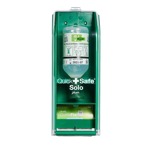 Σταθμος Α' Βοηθειων Πλυσης Οφθαλμων QuickSafe® Solo Elastic 37 x 14 x 9.5cm Plum 5192 Σταθμος Α' Βοηθειων Πλυσης Οφθαλμων QuickSafe® Solo Elastic 37 x 14 x 9.5cm Plum 5192