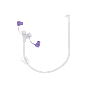Προεκταση για Καθετηρες Γαστροστομιας MIC KEY Right angle 2 Port Y & Clamp Secur-Lock Μηκος 30cm με συνδετικο Enfit Avanos