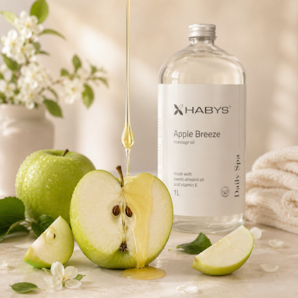 Λαδι Μασαζ Apple Breeze 1000ml. Daily Spa Habys Λαδι Μασαζ Apple Breeze 1000ml. Daily Spa Habys