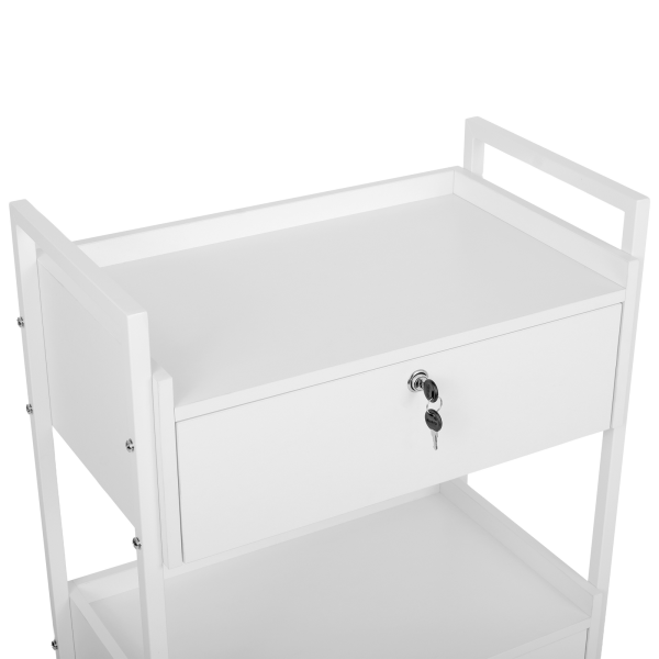 Τρολει με 2 συρταρια 62 x 36 x 90cm Vela Habys Λευκο Τρολει με 2 συρταρια 62 x 36 x 90cm Vela Habys Λευκο
