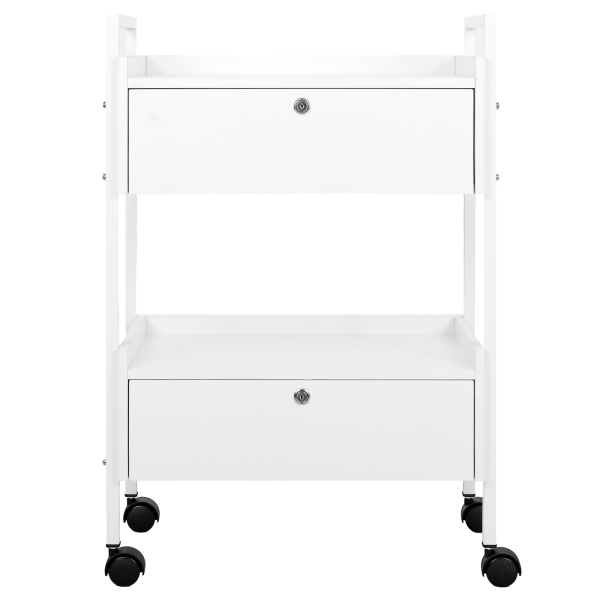 Τρολει με 2 συρταρια 62 x 36 x 90cm Vela Habys Λευκο Τρολει με 2 συρταρια 62 x 36 x 90cm Vela Habys Λευκο