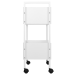 Τρολει με 2 συρταρια 62 x 36 x 90cm Vela Habys Λευκο Τρολει με 2 συρταρια 62 x 36 x 90cm Vela Habys Λευκο